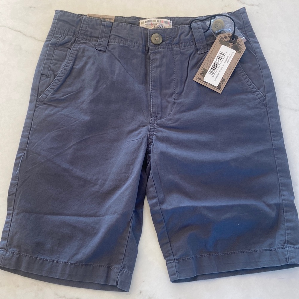 Blue chino shorts